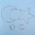 Miniatyrbilde 4 av 5: Fanger Metallringer Sirkel Makrame For DIY Håndverk Fanger Ma Hjem Vegg