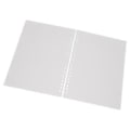 Miniatyrbilde 4 av 4: 50 stk. arkbeskytter papirinnbinding matt A5 20 hull PP plast for presentasjon hvit