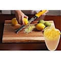 Miniatyrbillede 3 af 5: Citrus Citron Zester & Ostehøvl - Parmesanost, Citron, Ingefær, Hvidløg, Muskatnød, Chokolade, Grøntsager, Frugter - Knivskarpt Rustfrit Stål Blad