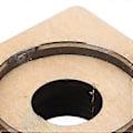 Miniatyrbild 2 av 4: Läder Skärform 55mm Diameter Ihålig Rund Form Legerat Stål DIY Bearbetning Stansform