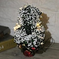 Miniatyrbilde 5 av 5: Juletre for skrivebord, Mini juletre for hjemmebruk med lys, Mini juletre med ledende teknologi