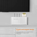 Miniatyrbillede 3 af 5: Wifi-router opbevaringsboks panel hylde stikkontakt holder kabelarrangør boligindretning