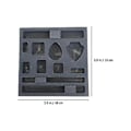 Miniatyrbillede 3 af 5: Grafitform 11 Huller Form Metal Smelteform Til Sølv