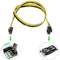 Pikkukuva 3 / 5: 12 kpl 6-nastainen PCI-E - 8-nastainen (6+2) PCI-E (uros-uros) GPU-virtajohto 50cm näytönohjaimille, louhintapalvelimen breakout