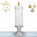 Miniatyrbilde 5 av 5: Flimrende flammefrie julelys - LED-lys til jul med USB-oppladbare fargeskiftende julelys, LED-vannkjerte til juledekor