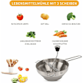 Miniatyrbild 3 av 5: Handvevad barnmatsmalare, den perfekta roterande matkvarnen för tomatsås, potatis, barnmat eller konserver