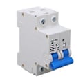 Miniatyrbillede 1 af 4: Fotovoltaisk DC Strømafbryder 2P 4KA Segmenteringsevne Flammehæmmende PV Miniature Luftstrømafbryder DC250V 16A