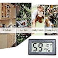 Miniatyrbillede 4 af 5: Mini Hygrometer Termometer Digital Indendørs Fugtighedsmåler Monitor Med Temperatur