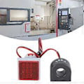 Miniatyrbild 3 av 4: Strömsignalindikator Universell 3-Display Fyrkantig Lamplampa 60~500V AC AD1622VAH Röd
