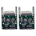 Miniatyrbillede 1 af 5: 2x Bootbar Compact Flash Cf I Ii Til 2,5 Tommer Sata Konverter Adapter
