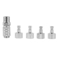 Miniatyrbillede 2 af 5: Airbrush afbryder kobling frigivelse montering adapter med 5 han fittings, 1/8 tommer M-F