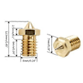 Miniatyrbillede 5 af 5: Clone-CHT Dyser 0.4mm V6 3D Printer Del Messing Dyser til 1.75mm Filament Messing Dobbelt Flow Rate