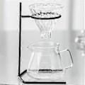 Miniatyrbillede 5 af 5: Punch Frame Dripper Stand Kaffestation Kaffebrygger Stand Kaffefilter Kopholder Tragt Maker Stang