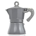 Miniatyrbilde 1 av 5: Espressokoker for platetopp, 3 kopper aluminium Moka-kanne for klassisk espresso, italiensk kaffetrakter for hjemmet