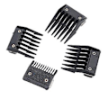 Miniatyrbilde 1 av 5: 4 Kamfester for Wahl med metallstøttet klippeguide 3mm 6mm 9mm 12mm