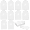 Miniatyrbillede 1 af 5: 200 stk. 2-tommers møntlommer, møntsamlingsartikler i plastik, transparente holdere, beskyttende klare poser