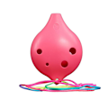 Miniatyrbillede 1 af 5: 6-hullet plastik alt C ocarina, velegnet til børns læring, lærerundervisning, pink