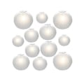 Miniatyrbillede 1 af 5: 25 Stykker Foldbar Rund 4in6in8in10in12in Til Bryllup Dåb Fa