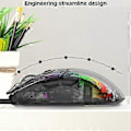 Miniatyrbillede 3 af 5: XYH10 Kablet Transparent Mus RGB Lys Mekanisk Gaming Mus E-sports Lydløs