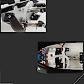 Miniatyrbild 5 av 5: 2st Ft012-9 Roder Akterpropeller 2 Blad Propeller För Ft012 2.4g Borstlös Rc Båt Reservdelar