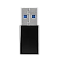 Miniatyrbild 1 av 5: 2st USB 3.0 A Hane till USB-C 3.1 Typ C Hona OTG Data Laddningsadapter Konverter Svart