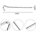 Miniatyrbilde 3 av 5: 16 stk. Teltplugger i Aluminium 18cm Camping Teltspiker Rustsikre Plugger Hardt Underlag
