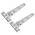 Miniatyrbillede 1 af 5: 2 stk. T-formet dørhængsel 316 rustfrit stål kraftig universal marinebåds hardware 6x3in