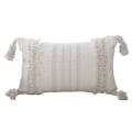Miniatyrbilde 1 av 3: Bomulls Boho Lumbar Dekorative Pynteputer Trekk, Håndvevd Tuftet Og Dusket Pynteputer Trekk, For Sofa Seng, Soverom Og Stue