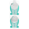 Miniatyrbillede 1 af 5: 100 stk. Negle Manicure Form Holder Negle Kunst Tip Forlænger Guide Sticker Manicure Værktøj (YC06)