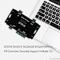 Miniatyrbillede 4 af 5: SP201E DMX512 WS2812B WS2811 DMX til SPI Controller Decoder, Understøtter Flere IC'er