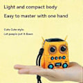 Miniatyrbild 4 av 5: Robot Bluetooth Högtalare Smart AI Ljud Väckarklocka Vattentät Datorhögtalare Smart Gul Person Ljud Utomhushögtalare