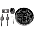 Miniatyrbild 5 av 5: 16 Håls Stålsågsats Metall Cirkelskärare Runda Borr Trä Legering Downlights 19-127mm