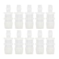 Miniatyrbillede 1 af 4: 10 stk. Slangefittingsreduktion PP Akvarie Luftpumpe Adapter til Silikoneslangeforbindelse 7,9-15,8