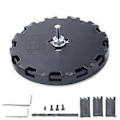 Miniatyrbillede 1 af 4: Justerbar Hulsav Udskiftnings Punch Cutter Bor Bitsæt 45 til 130 mm Dia til Plast Træ