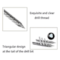 Miniatyrbillede 4 af 5: 3/8in 10mm Højkarbid Stål Burr Bits