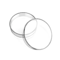 Miniatyrbillede 2 af 5: 60 mm glasdiameter, 10 stk. autoklaverbare laboratorieplader med en inokulationsløkke, autoklaverbare og genanvendelige