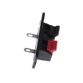 Miniatyrbild 4 av 5: Högtalarplatta Push Release Connector Terminal Strip Block 2 Position 2 Way