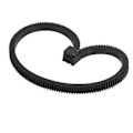 Miniatyrbild 4 av 5: Följ Fokuseringsväxel Driven Ring Belt DSLR-objektiv För 15mm Stångstöd Alla DSLR-kameror