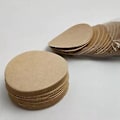 Miniatyrbilde 2 av 5: 400 stk. ubleket filter, rund erstatningsfilter (2,3 tommer i di