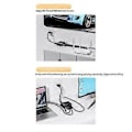 Miniatyrbilde 4 av 5: Rj45 Nettverks Splitter Adapter Hann 1 Dra 3 1000Mbps Høyhastighets Grensesnitt Nettverksdistributør Adapter