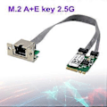 Pikkukuva 2 / 5: RTL8125B Mini Pcie 2.5Gigabit Ethernet -kortti 10/100/1000M/2.5Gbps Adaptiivinen Työpöytä Soft Reititys Verkkokortti