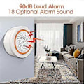 Miniatyrbillede 5 af 5: Hoteste Trådløs Sirene Alarm Lyd Lys Sensor Indbygget Batteri Zigbee Sensor Temperatur Fugtigheds Alarm Sirener Smart Home