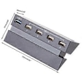 Pikkukuva 4 / 5: 5-porttinen USB 3.0 -HUB nopea laturi-ohjain jakaja laajennus konsolitarvikkeille