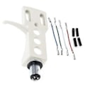 Miniatyrbilde 4 av 5: Universal platespiller headshell fonograf platespiller erstatnings headshell med 4X ledningskabler for platespiller rød