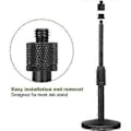 Miniatyrbillede 3 af 5: 8 stk. Mikrofon Gevind Adapter Sæt 5/8 Hun til 3/8 Han og 3/8 Hun til 5/8 Han Skrue Adapter Gevind til Mikrofon Stativ Beslag