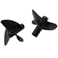 Miniatyrbild 3 av 5: RC Båt Reservdelar Propeller Set för 2011-5 Fiske Verktyg Betesbåt Fish Finder Skeppsdel Positiv & Omvänd Propeller, 2 st