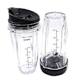 Miniatyrbilde 3 av 5: 24oz Erstatningskopper Kompatible For Ninja Nutri Bn401, Bn701, Ss101, Bn400, Bn800, Bn801 Blender