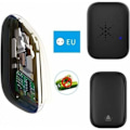 Miniatyrbillede 5 af 5: Trådløs og batterifri dørklokke, vandtæt, IP 65, sne, regn, fugt, sort..