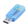 Miniatyrbilde 1 av 5: Eksternt USB-lydkort til 3,5 mm port 5.1-kanals 3D-lydadapter for bærbar PC
