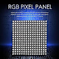 Miniatyrbillede 2 af 5: Ws2812b Led Rgb Fleksibelt Pixel Panel 16x16 Individuelt Adresserbart Panel Lys Led Modul Skærm